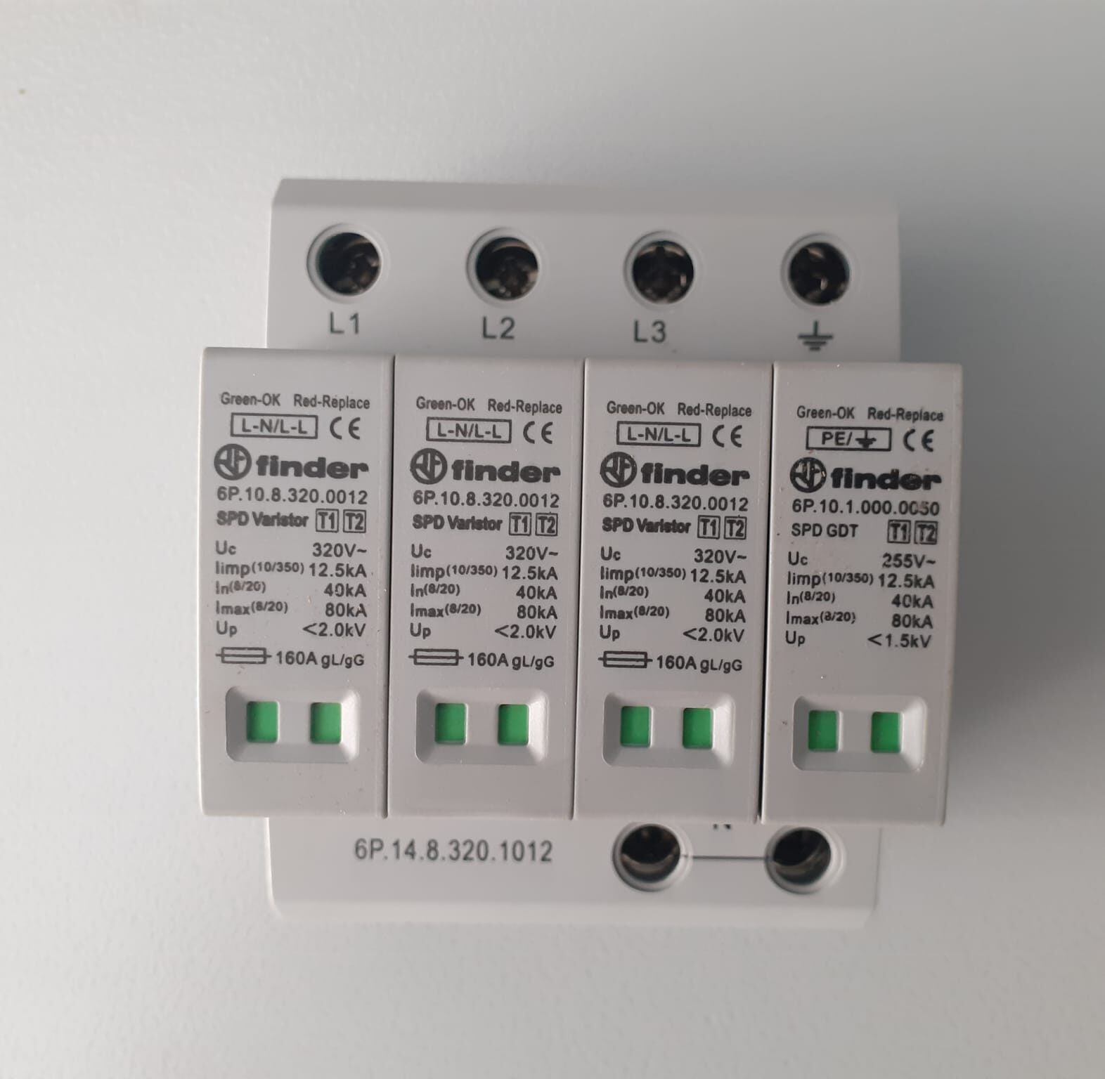 AC SPD 3-Phase Type 1+2